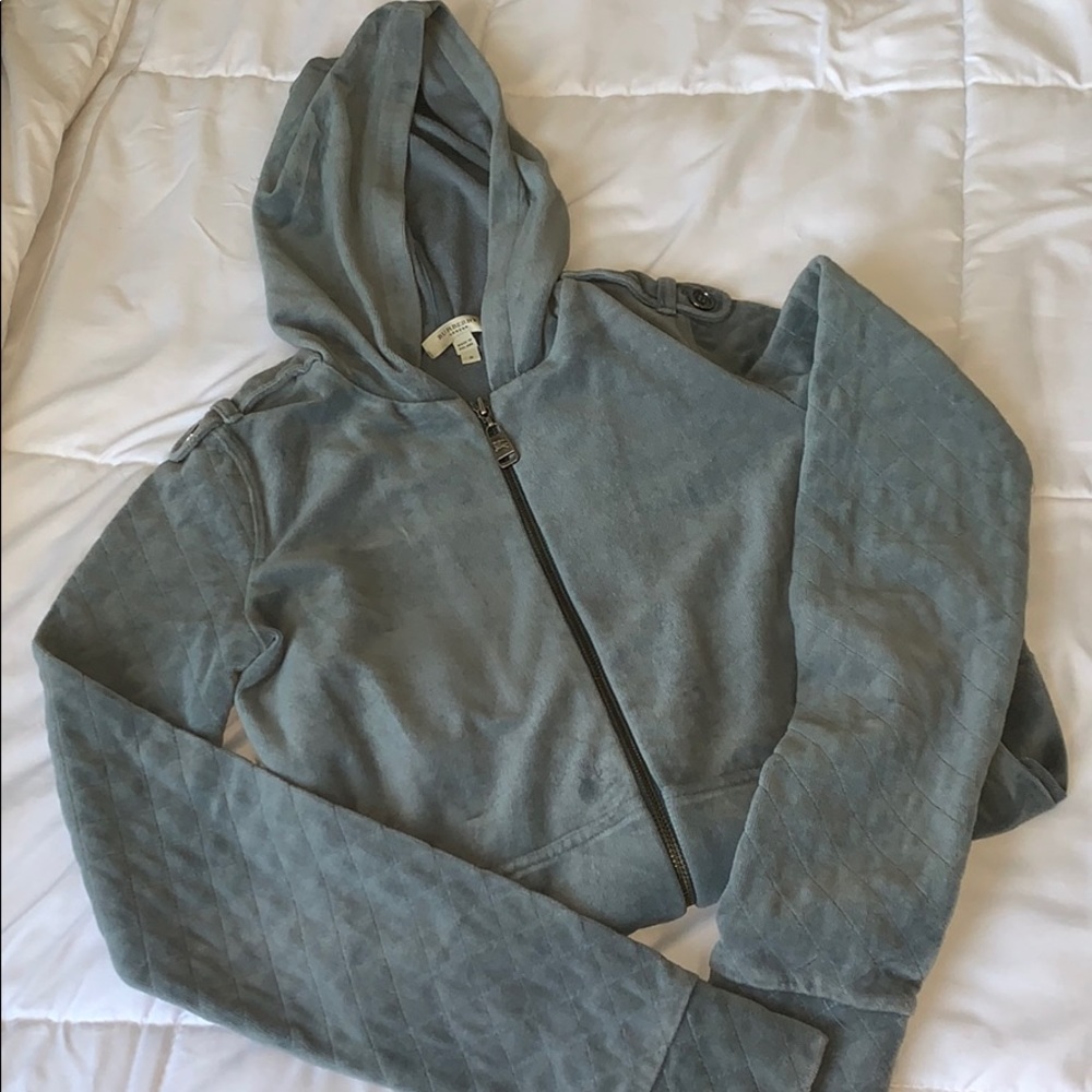 Burberry Zip Up Hoodie